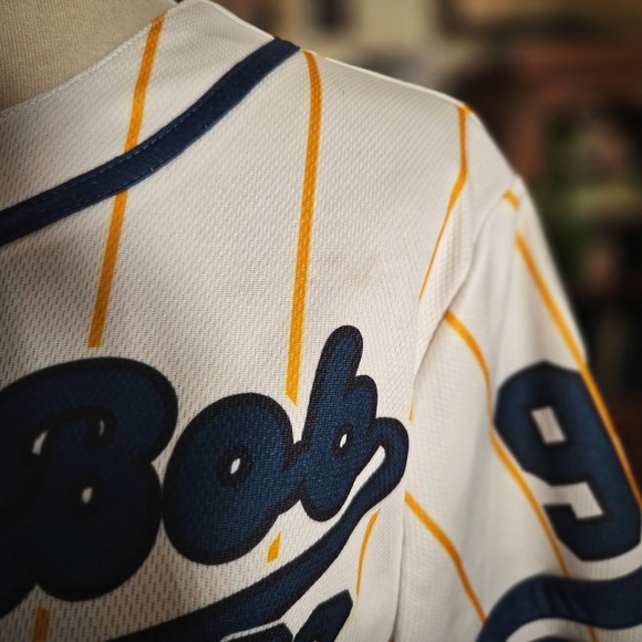 Nickelodeon Spongebob Squarepants Baseball Jersey Button Up Shirt Adult M - Picture 5 of 8